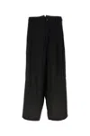 Yohji Yamamoto Pant Silk Belt Loops Pleated Design Wide Leg