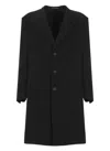 Yohji Yamamoto Lapel-collar Three-pocket Coat