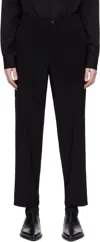 Yohji Yamamoto Black Ta Tuxedo Slim Trousers In 1 Black