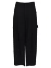 Yohji Yamamoto Tab Wide P Pants Black In Black