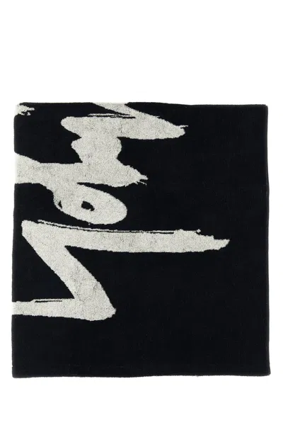 Yohji Yamamoto Black Terry Fabric Shower Towel
