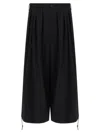 Yohji Yamamoto Tailored Trousers With Pleated Front And Pockets In Black