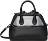 Yohji Yamamoto Black Translucent Bag In Black