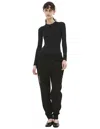 Yohji Yamamoto Black Trousers With Patch In Black