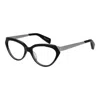 Yohji Yamamoto Black Unisex Optical Frames