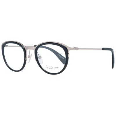 Yohji Yamamoto Black Unisex Optical Frames In White