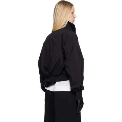 Yohji Yamamoto Black Weather Cloth Paneled Jacket