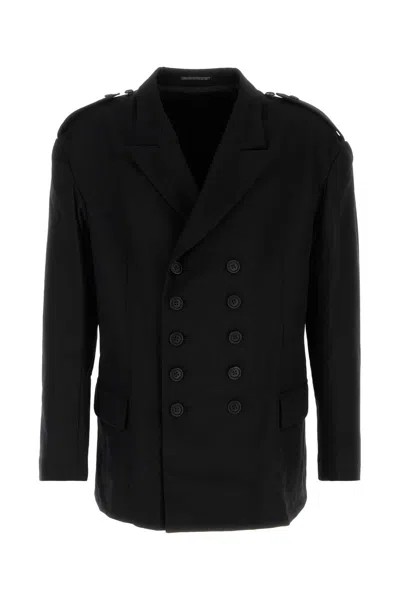 Yohji Yamamoto Black Wool Blazer