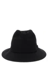 Yohji Yamamoto Black Wool Gabardine Fedora In Black