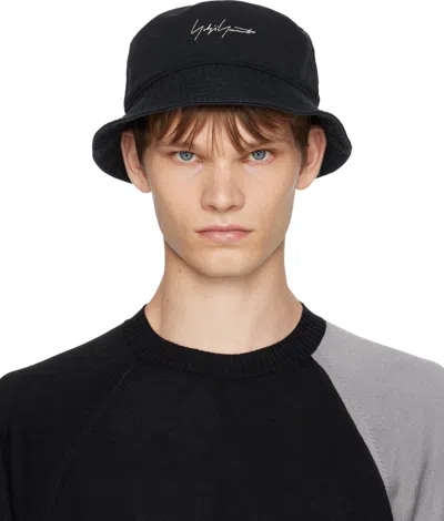 Yohji Yamamoto Black Y-3 Kruo Bucket Hat