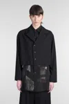 Yohji Yamamoto Blazer In Black Wool In Black