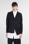 Yohji Yamamoto Blazer In Black Wool
