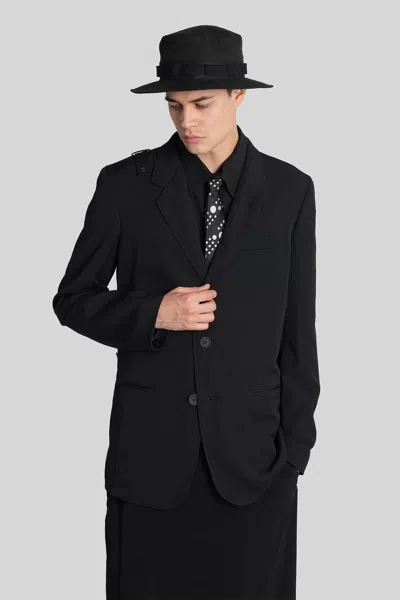 Yohji Yamamoto Blazer In Black Wool