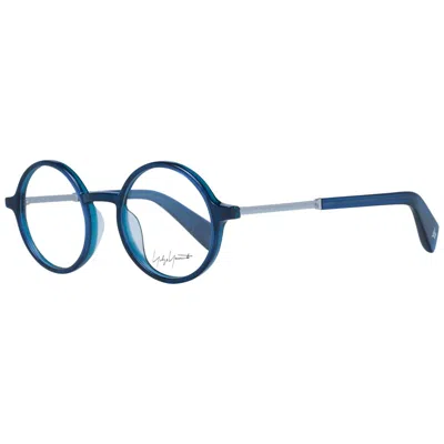 YOHJI YAMAMOTO BLUE UNISEX OPTICAL FRAMES