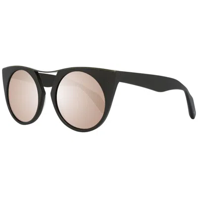 Yohji Yamamoto Brown Women Sunglasses In Black