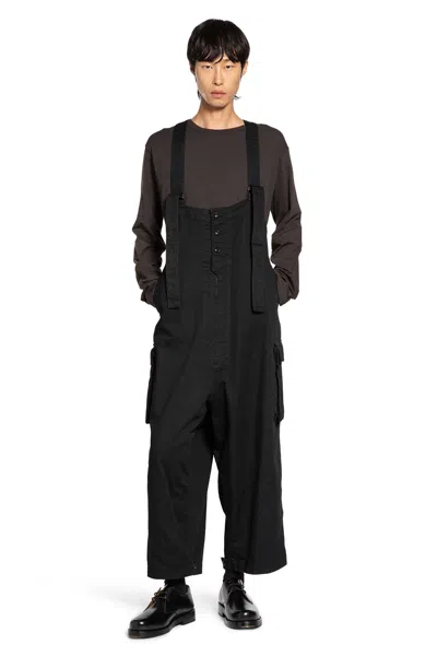 Yohji Yamamoto Bs Katsuragi Work Overalls In Black
