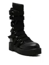 Yohji Yamamoto Buckle Boots In Black