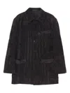 Yohji Yamamoto Button-fastening Jacket In Black