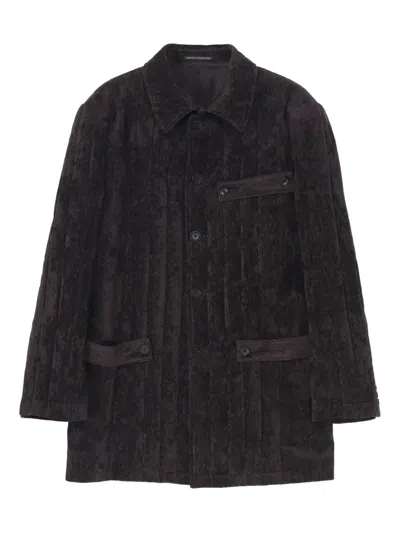Yohji Yamamoto Button-fastening Jacket In Black