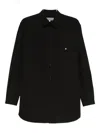 Yohji Yamamoto Button-fastening Shirt In Black