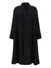 Yohji Yamamoto Light Wool Trench Coat Coats And Trench Coats Black In Black