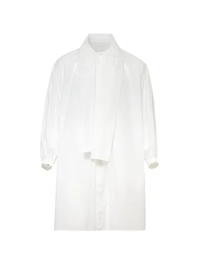 Yohji Yamamoto Button-down Long-sleeved Shirt In Brown
