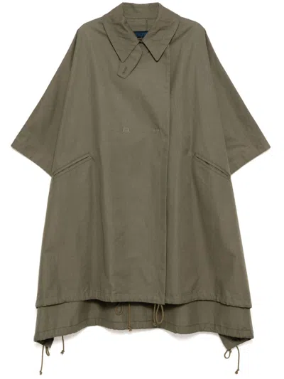 Yohji Yamamoto Button-up Parka In Brown