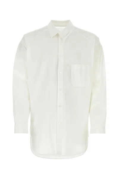 Yohji Yamamoto Stone Island Charcoal Piquet Polo Shirt In Gray