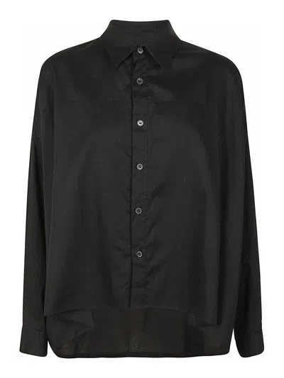 Yohji Yamamoto Cotton Shirt In Negro