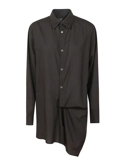 Yohji Yamamoto Canvas Shirt In Black