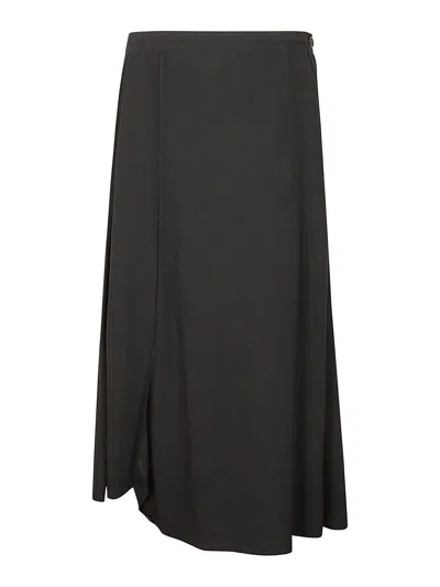 Yohji Yamamoto Canvas Skirt In Black