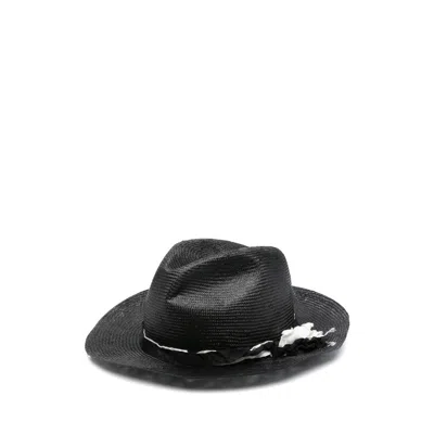 Yohji Yamamoto Fedora Hat In Black
