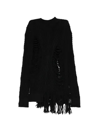 Yohji Yamamoto Carma Sweater In Black
