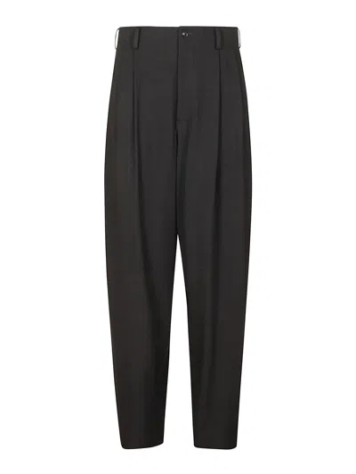 Yohji Yamamoto Casual Trousers In Black