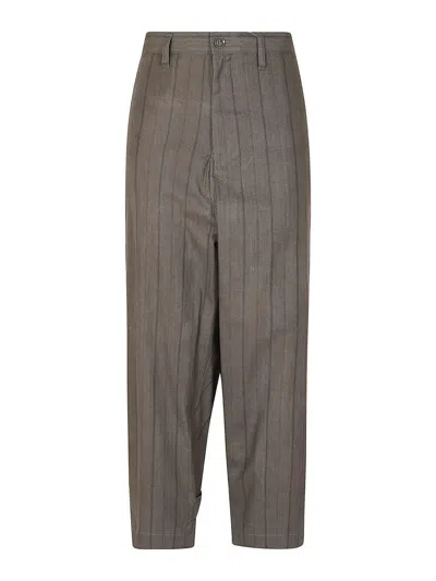 Yohji Yamamoto Casual Trousers In Grey