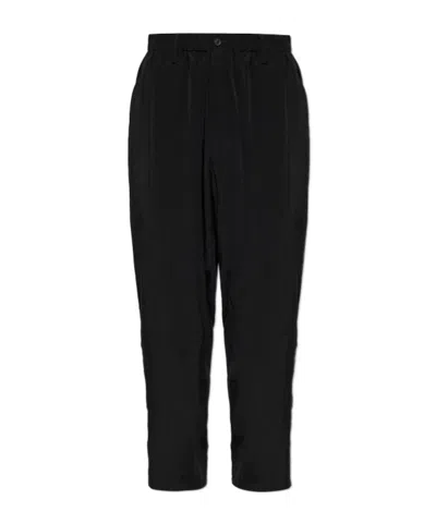 Yohji Yamamoto Casual Trousers With Belt Loops In Black