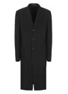 Yohji Yamamoto Cellulose Coat In Black