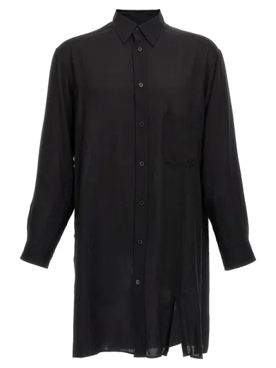 YOHJI YAMAMOTO 'CELLULOSE LAWN ZIP BUTTON BLOUSE' SHIRT