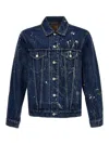 Yohji Yamamoto Patent Stain Jacket Casual Jackets And Parka Blue In Blue