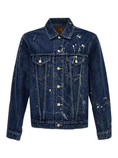YOHJI YAMAMOTO CHAQUETA VAQUERA - AZUL