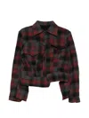 Yohji Yamamoto Check-pattern Flap-pocket Jacket In Multi