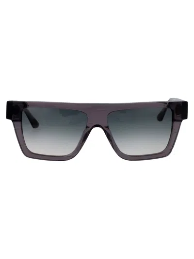 Yohji Yamamoto Clear Crystal Japan Gold Acetate Sunglasses
