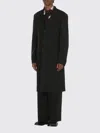 Yohji Yamamoto Lapel-collar Three-pocket Coat