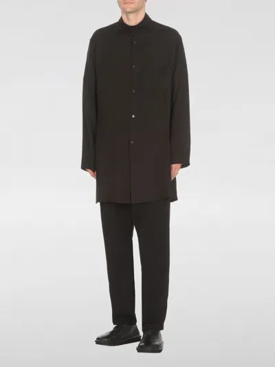 Yohji Yamamoto Coat  Men Color Black In Schwarz