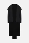 Yohji Yamamoto Open-front Coat In Black