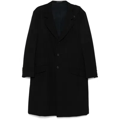 Yohji Yamamoto Coats In Black