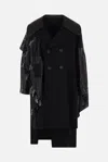 Yohji Yamamoto Coats In Black