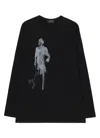 Yohji Yamamoto Combed Jersey Pigmented Printed Longsleeve