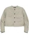 Yohji Yamamoto Jacke Aus Baumwolle In Grau