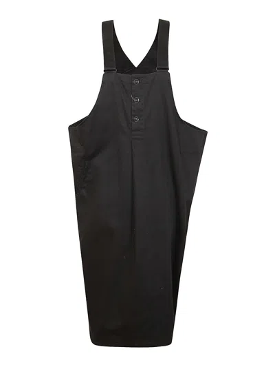 Yohji Yamamoto Cotton Jumpsuit In Black